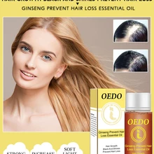 Oedo 0,7 мл/20 мл женьшеня от выпадения волос продукта роста волос эфирное масло для ремонта уход для поврежденных волос обработки TSLM1