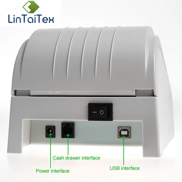 POS-5890 T المحمولة البسيطة 58 مللي متر USB استلام الحرارية طابعة صغيرة تذكرة طابعة باركود آلة