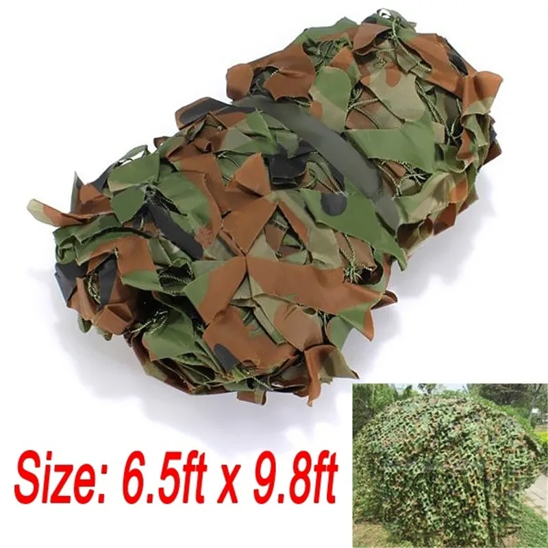 

2x3m (6.5x9.8 ft) Camouflage Net Sports Tent Woodlands Leaves Camo Cover for Outdoor Hunting Camping Car Covering