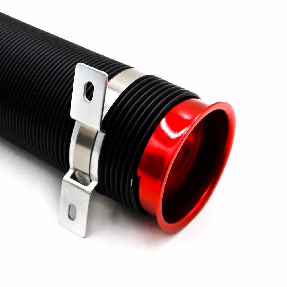 Аксессуары для модификации автомобиля, телескопическая вентиляционная трубка, воздухозаборная труба 76 мм, расширяемый комплект для холодного воздуха YC100458