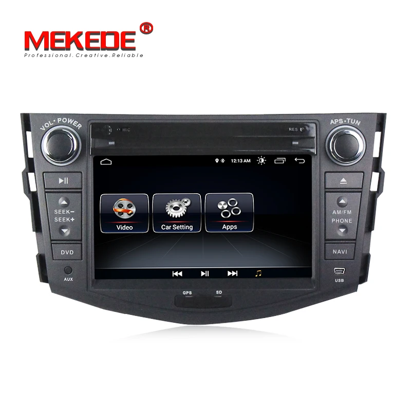 Best Capacitive screen Android 8.1 Car dvd Player For Toyota RAV4 Rav 4 2007 2008 2009 2010 2011 2 Din 1024*600 Car gps WIFI RDS BT 1