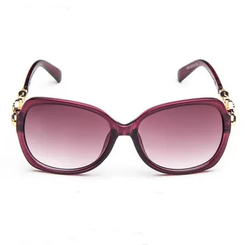 

Luxury Brand Big Frame Sunglasses Women Elegant Goggles Anti-UV Sun Glasses Female Shades Eyewear Fox decoration UV400