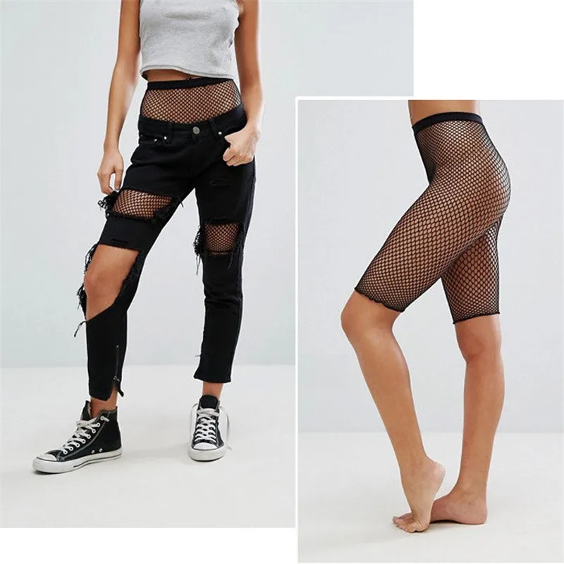 

2018 Punk Fashion Fishnet Sexy Stockings Hollow Out Mesh Pantyhose Nightclub Party Hosiery Sexy Fishnet Tights For Women Medias
