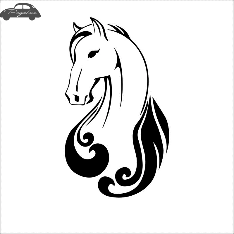 Horse Riding Decal  Posters Vinyl Wall Decals Pegatina Quadro Parede Decor Mural Wild Animal Sticker 719