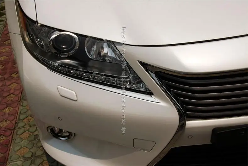 Яркий головной светильник из нержавеющей стали для Lexus ES250 300h 350, декоративный светильник с блестками для бровей