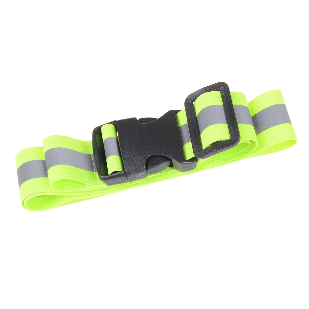 Walking Jogging,Cycling,Motorcycle EKIND Adjustable Elastic Lightweight High Visibility Reflective Belt for Running