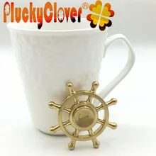 1 шт., латунный Спиннер для руля, милая панда, игрушка-Лидер продаж, спинер, Капитан Америка, Спиннер для пальцев, греар, фигет, Спиннер, красочная игрушка, EDC ABS