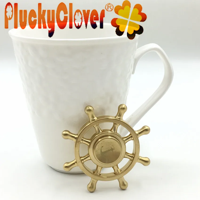 

1 pc Brass Helm Fidget Spinner Cute Panda Top Spinner Toy Captain American Finger Spiner Grear Figet Spiner Colorful EDC ABS Toy