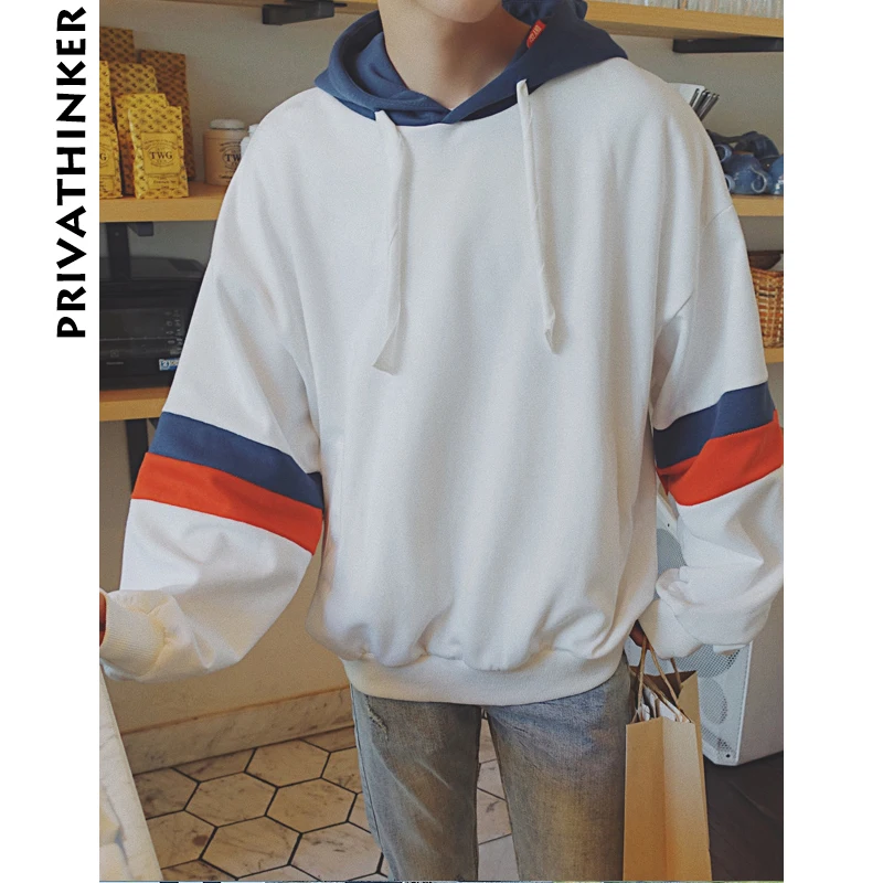 

Privathinker Harajuku Oversized Winter Hoodie Men Women Long Sleeve Patch Sweatshirts Coat Korean Loose Sweatshirt 2017