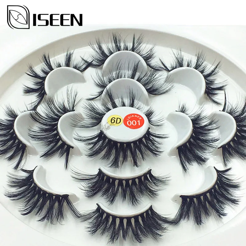 

7 Pairs False Eyelashes Natural Fake Eye Lashes Make up Handmade 3D Lashes False Lash Volume Eyelash Extension Makeup Tool