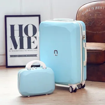 

New Fashion Set trolley suitcase bag women men luxury rolling luggage spinner carry on travel suitcase valise 20/22/24/26 inch