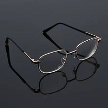 Близорукость металлическая оправа Ретро Серебряные очки для чтения очки для близорукости M021-1-1,5-2-2,5-3-3,5-4