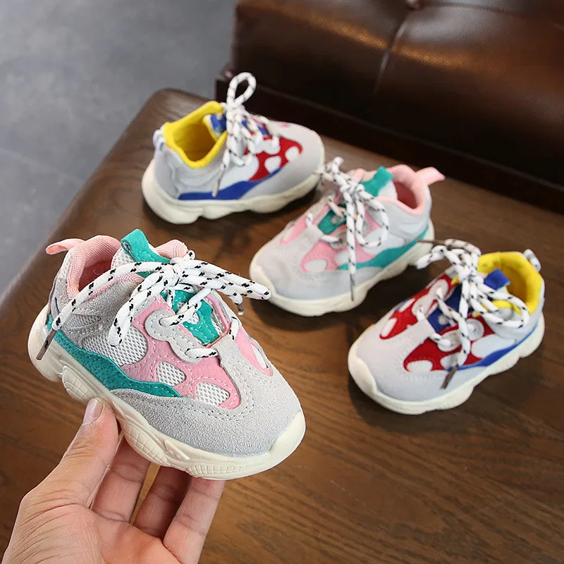 2019 Весна для маленьких девочек обувь для маленького мальчика младенческой повседневное кроссовки мягкая подошва удобные мелкой дети тапки