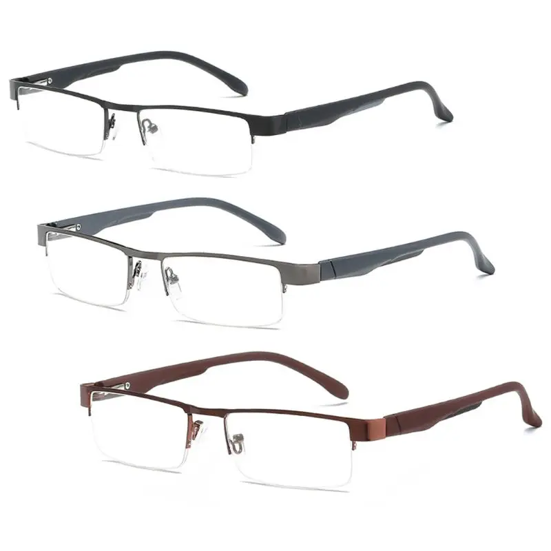 

1Pc Unisex Reading Glasses Readers Presbyopic Eyeglasses Half Frame +1.00 1.50 2.00 2.50 3.00 3.50 4.00 Diopter New