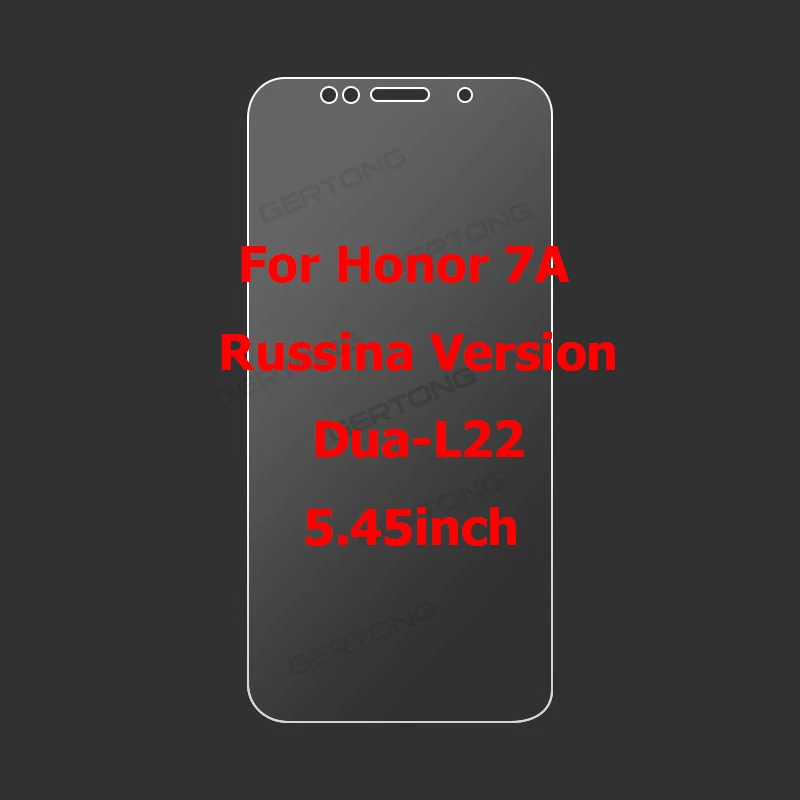 GerTong закаленное стекло для huawei Honor 7A Dua-L22 Русская версия защита экрана телефона на Honor 7A 5,45 защитное стекло