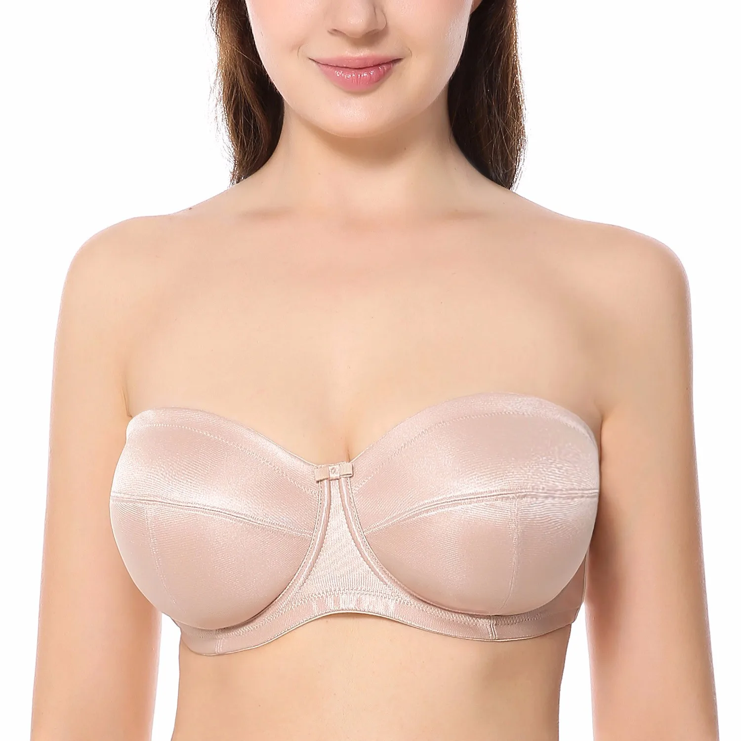 Women's Underwire No Padding Ultra Support Convertible Strapless Bra Women's Underwire No Padding Ultra Support Convertible Strapless Bra