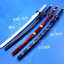 One Piece Roronoa Zoro Anime Cosplay wooden Sword knife blade weapon Cosplay Props shipping free
