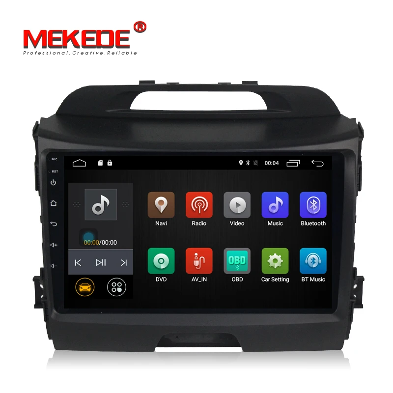 

Quad core Android7.1 HD touch screen Car Multimedia player for KIA sportage r 2010-2015 with Multi-language menu radio bt ipod