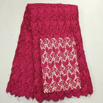 

new arrival african lace fabrics high quality multi color cord lace guipure lace fabric for women dress PL2046