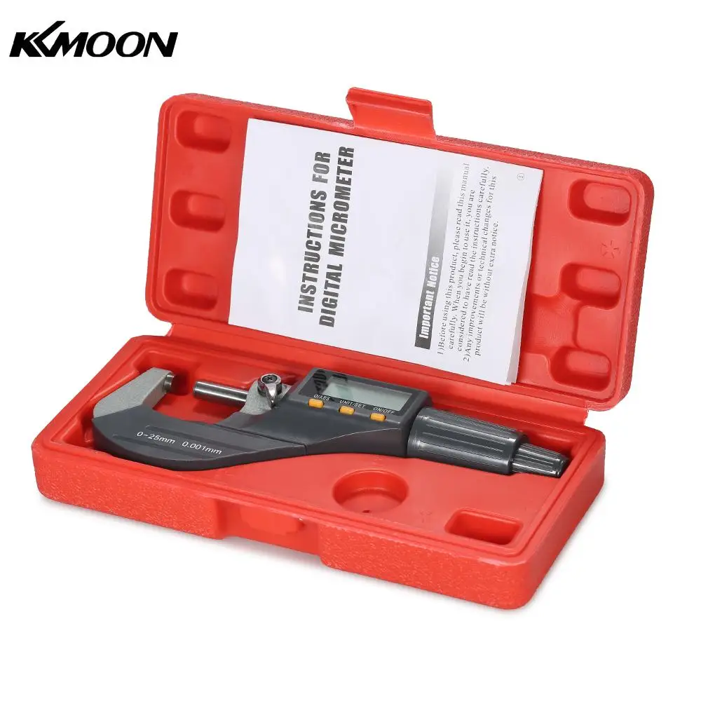 

0-25mm High Precision Electronic Digital Outside Micrometer Micro Caliper Length Measuring Tool Micrometers 0.001mm