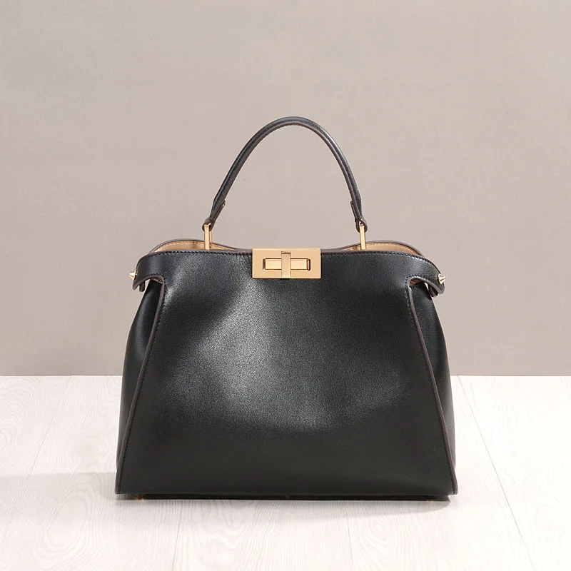 

Camelia Shoulder Bag Genuine Cow Leather Celebrity Bag