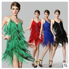 Латинский танец condolнуем ремень жилет сексуальное платье блестки сценическая одежда