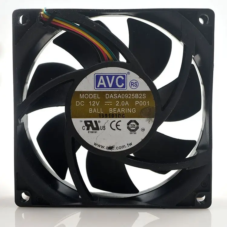 Original AVC DASA0925B2S 12V 2.0A 9CM 9025 90 * 90 * 25mm 4 wire PWM