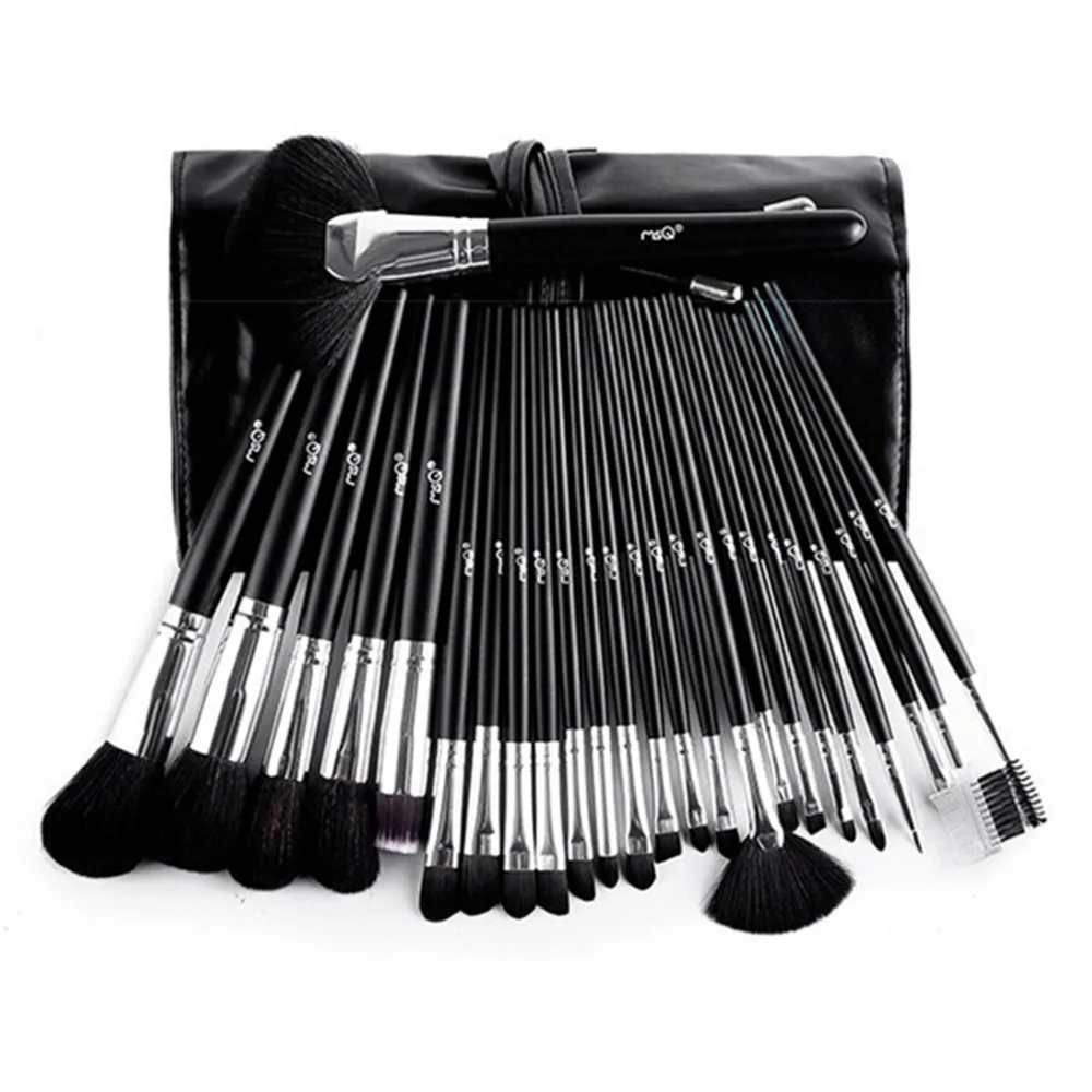 

25Pcs Makeup Brush Oval Cosmetic Brush Set Multipurpose Professional Foundation Powder Brush Kits with PU Leather Bag