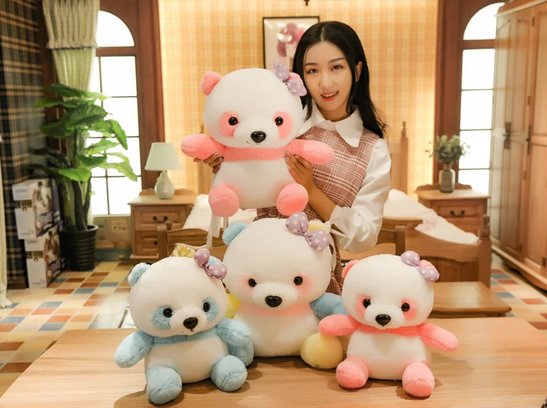 Милые цветные куклы-панды Dameng Rainbow National Treasure Giant Panda Плюшевые Необычные куклы
