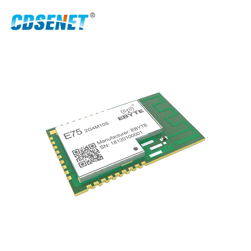 JN5169 Zigbee 2,4 ГГц 10 мВт беспроводной передатчик приемник CDSENET E75-2G4M10S SMD 10dBm PCB IPEX 2,4 ГГц радиочастотный приемопередатчик