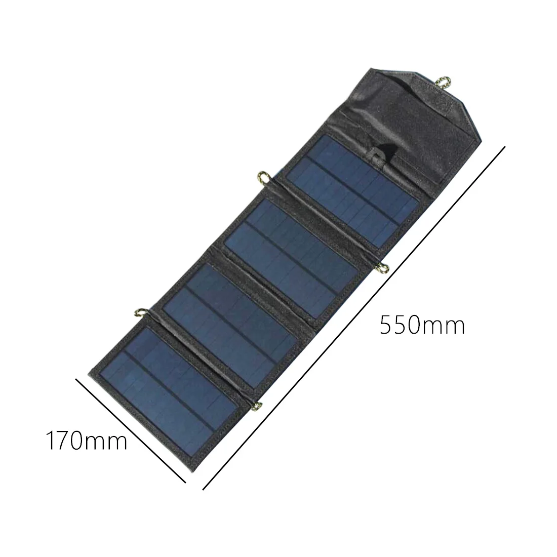 7W 5V портативное солнечное зарядное устройство для мобильного телефона iPhone Складная моно солнечная панель+ Складная солнечная USB зарядное устройство