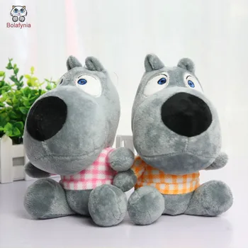 

BOLAFYNIA 17CM 4PCS/LOT Children Plush Stuffed Toy Cute clothes big head dog Baby Kids plush Toy for Christmas Birthday gift