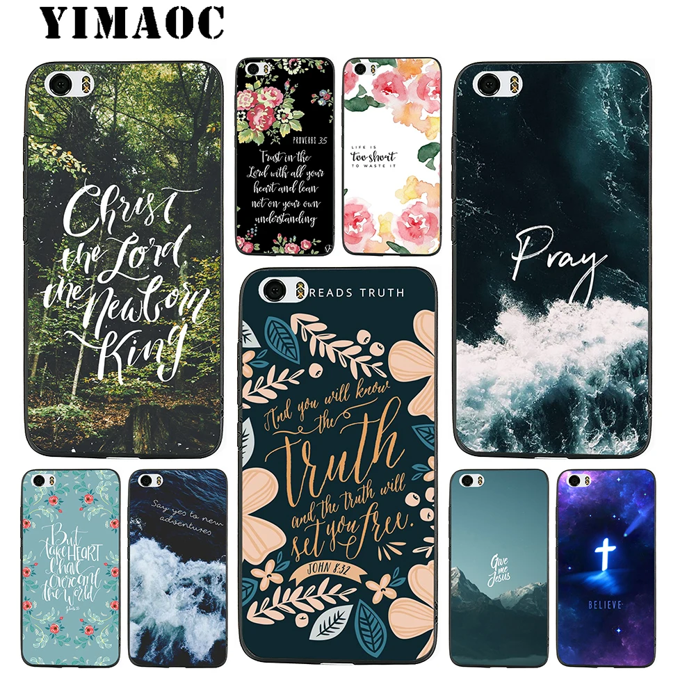 

YIMAOC Jesus Christ Christian Soft Silicone Case for Xiaomi Redmi Note 9 Mi 8 Se 7 6 6A A1 A2 4X 4A 5A 5 MAX 3 MiA1 A2
