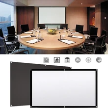 Movie Projection Screen Waterproofed Polyester Video Projector Screen Waterproof Home Theater