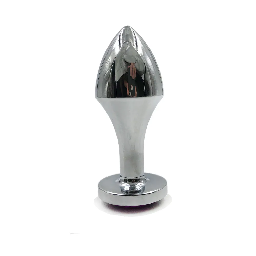 3 Pcs Stainless Steel Anal Butt Plug Fantasy Sex Restraints Bondage SM Anal Stimulation toy 2