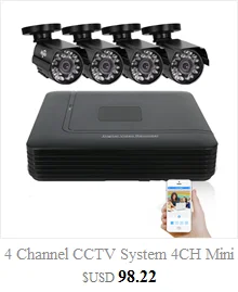 1080 P 4ch Беспроводной NVR CCTV Системы Wi-Fi 2.0mp ИК Открытый Пуля P2P IP Камера Водонепроницаемый безопасности Товары теле- и видеонаблюдения комплект 41