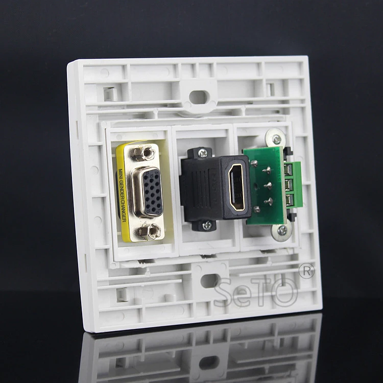 SeTo 86 Тип Одиночная 2 0 HDMI + USB VGA Панель в ассортименте настенная панель Разъем