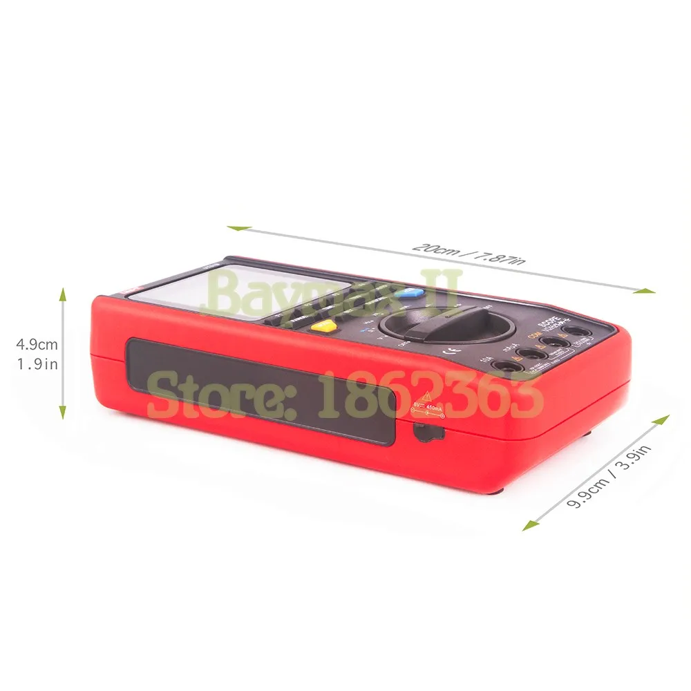UNI-T UT81B 8 МГц 40 мс/с частота дискретизации в реальном времени Ручной ЖК-дисплей осциллограф цифровой мультиметр