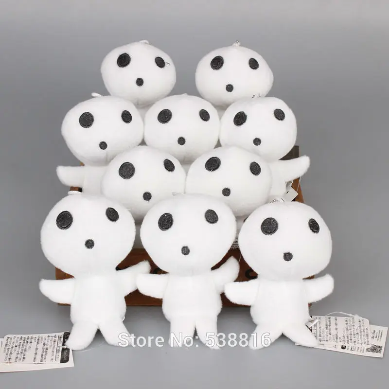 10 шт./лот Мой сосед Тоторо духи DUST белый Тоторо мини-плюшевые подвесные игрушки куклы 11 см