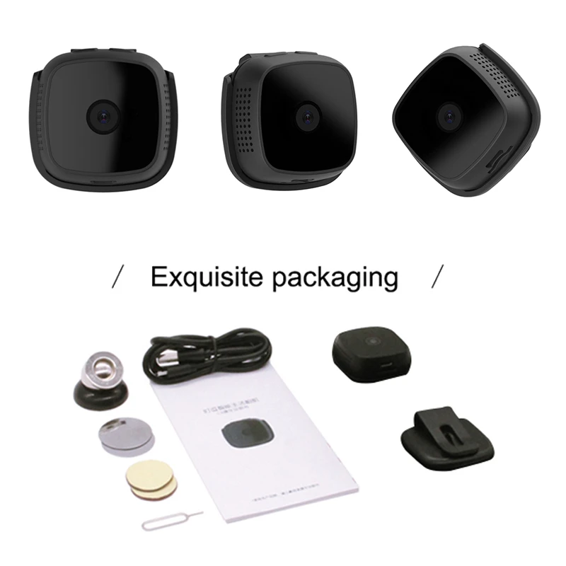 SOVAWIN мини-видеокамеры, портативная мини-камера 720p hd, Спортивная беспроводная микро-камера, Wifi, для безопасности с sd-картой, для IOS, для Android