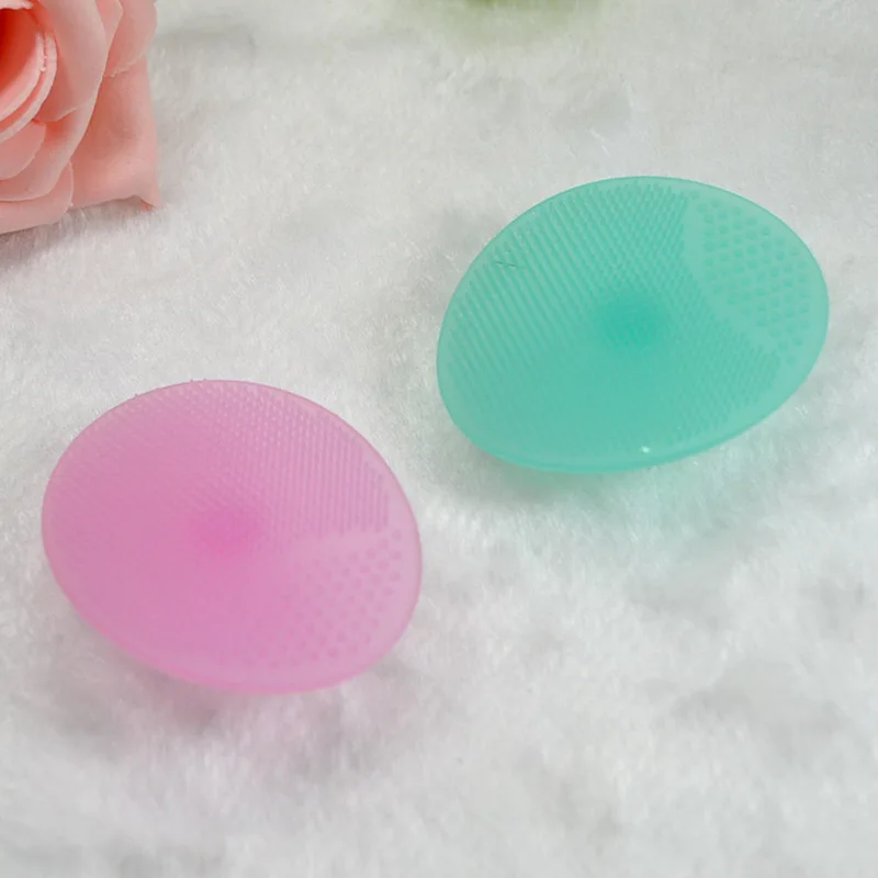 

Magic Silicone Oval Blackhead Remover Facial Brush Baby Head Washing Skin Care Beauty With Box Cleansing Pad