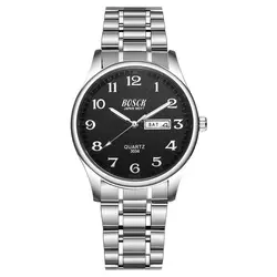BOSCK Элитный бренд неделя календари для мужчин часы Модные Бизнес наручные часы для мужчин водостойкие светящиеся часы Relogio Masculino Saat