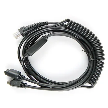 

2-pack BarCode Scanner PS/2 Spiral Cable, 3M(10feet),For Honeywell HHP 1900g Hyperion 1300g Xenon 1900/1902 Voyager 1250g/1200g