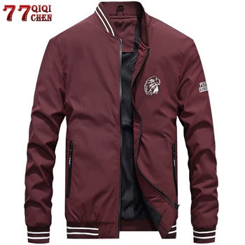 

QIQICHEN Baseball Jacket Men Spring Autumn Stand Collar Casual Jacket and Coat Korean Fashion Clothing Bomber Jacket Men