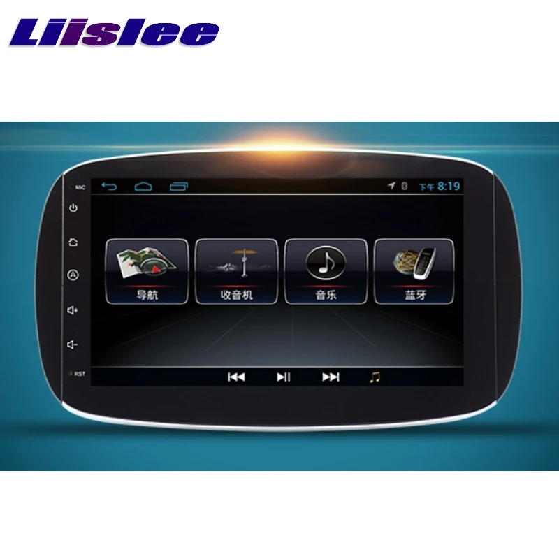 Liislee Car Multimedia Player NAVI For Mercedes Benz MB For Smart Fortwo C453 A453 W453 2015~2018 Radio Stereo 4G GPS Navigation
