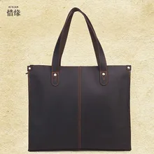 XIYUAN BRAND fashion Genuine Leather Handbags Cowhide Men Crossbody Bags Men’s Travel Bag Tote Laptop Briefcases Men Bags gifts