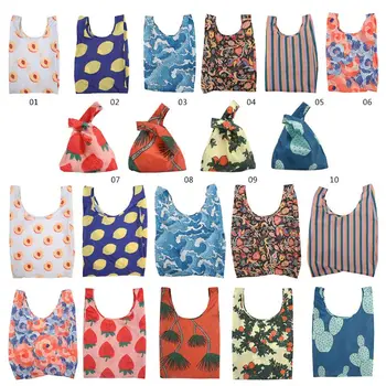 

Fashion New Women Casual Foldable Handy Shopping Case Tote Reusable Pouch Girls Multifunction Storage Shoulder Bag Handbags
