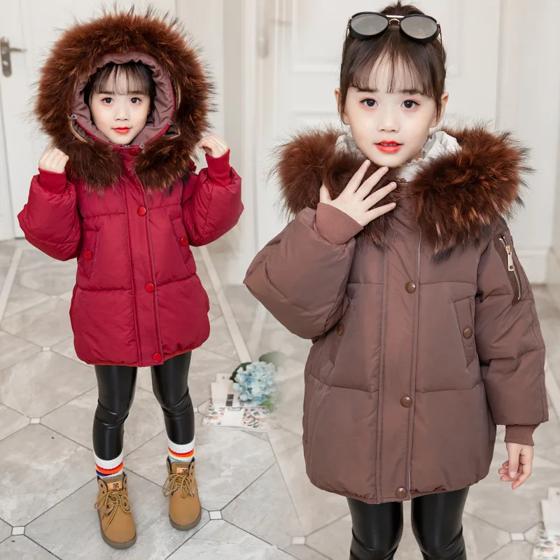 

Girls Winter Jackets 2018 Toddler Girls Warm Coats Teenager Kids Teens Thick Parkas Children Clothing 8 10 12 Winterjas Meisjes