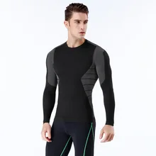 Мужской животик предохранительный пояс с длинным рукавом коррекция осанки рубашка контроль похудения Формирователи тела нейлон спандекс