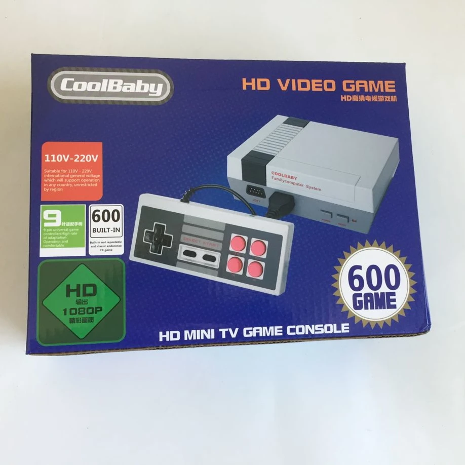 

C Mini Game Console Retro Mini TV Handheld Game Console For Nes Games Built-in 600 Games With HDMI/AV Output PAL&N